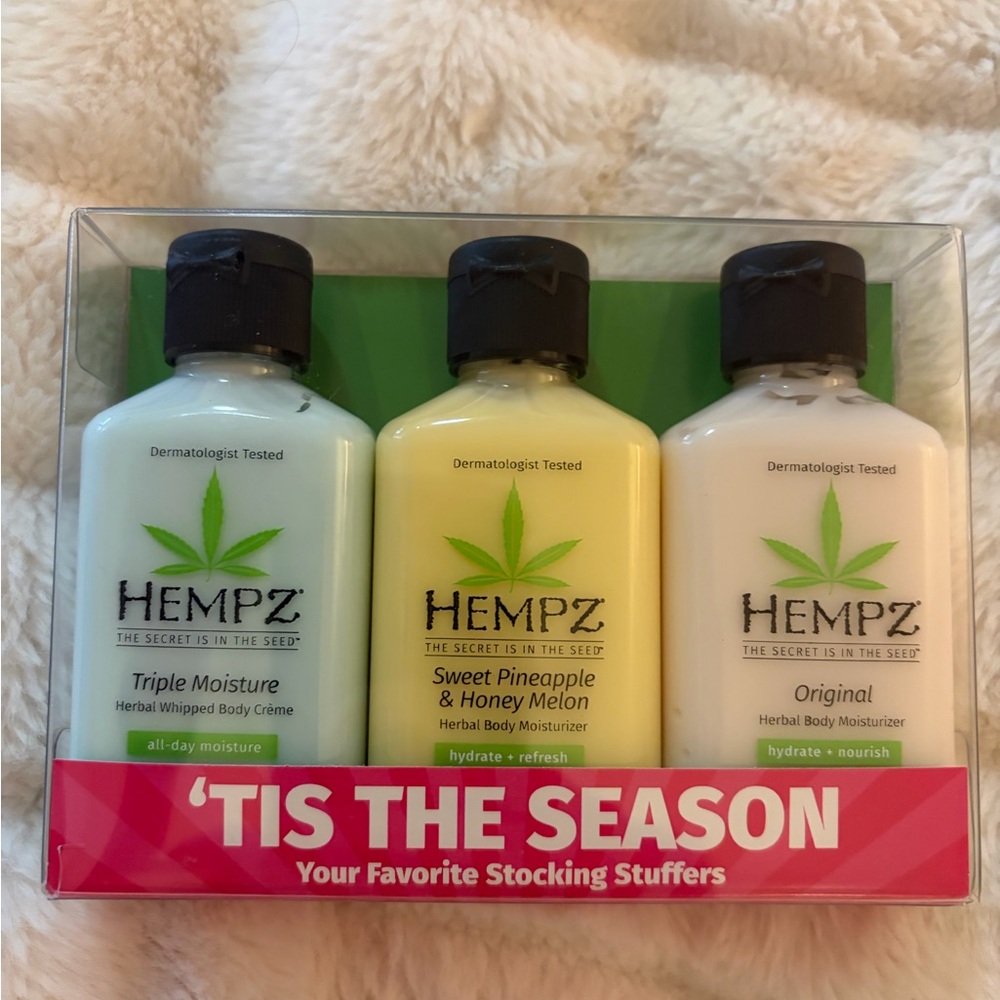 Hempz moisturizer variety pack. 2.25oz